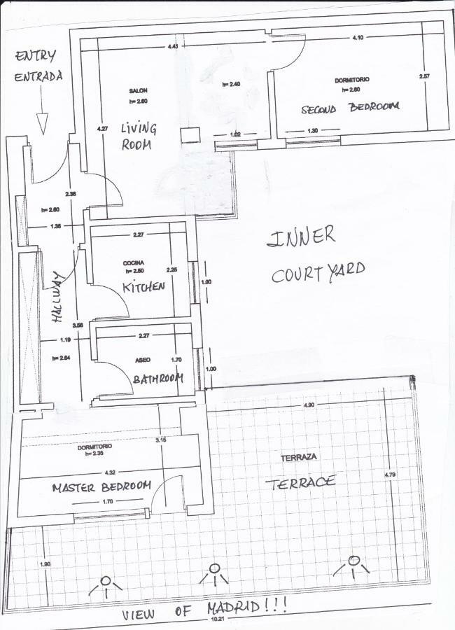 Apartament Atico Latina Madryt Zewnętrze zdjęcie